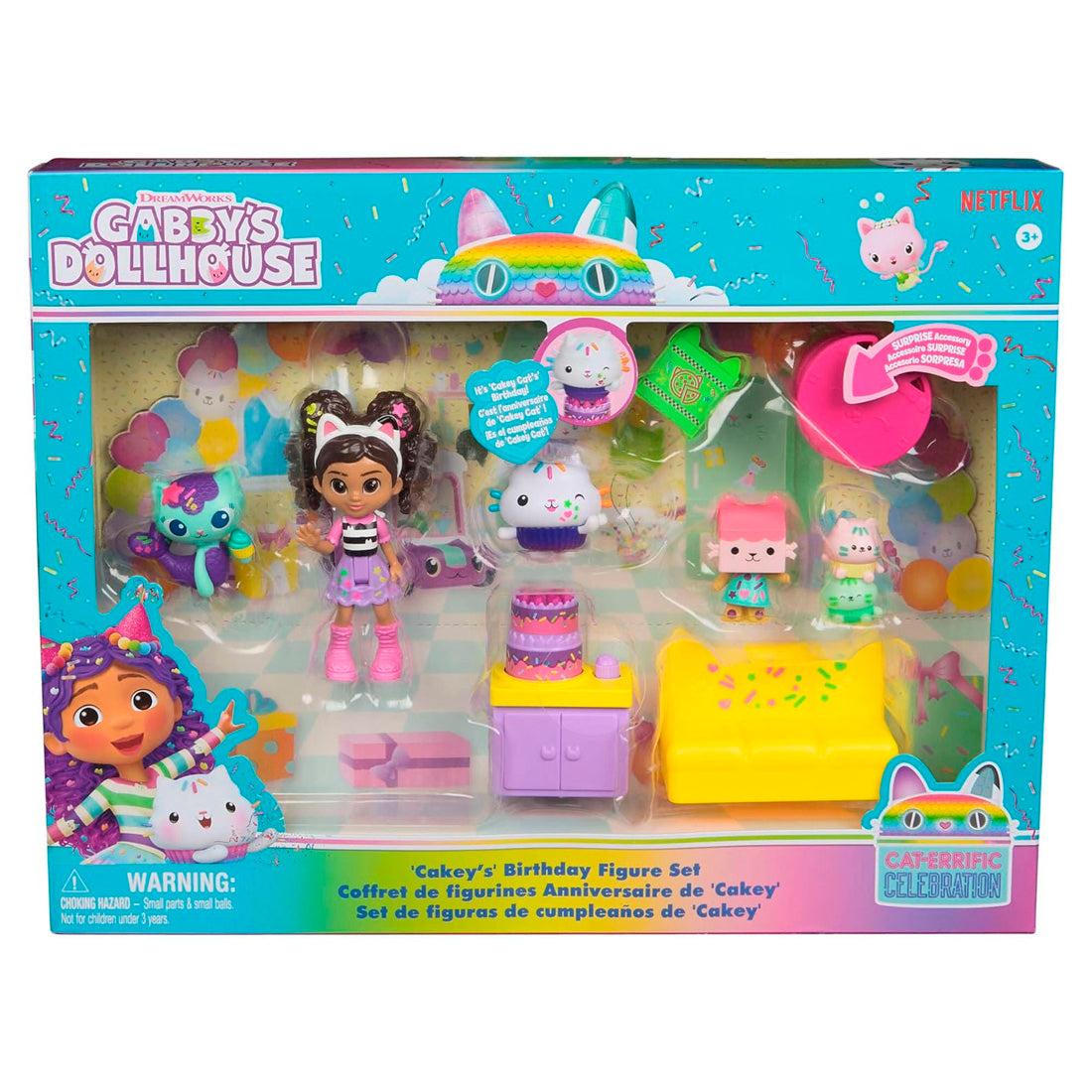 Figür Set Gabby S Dollhouse Cakey-In Doğum Günü