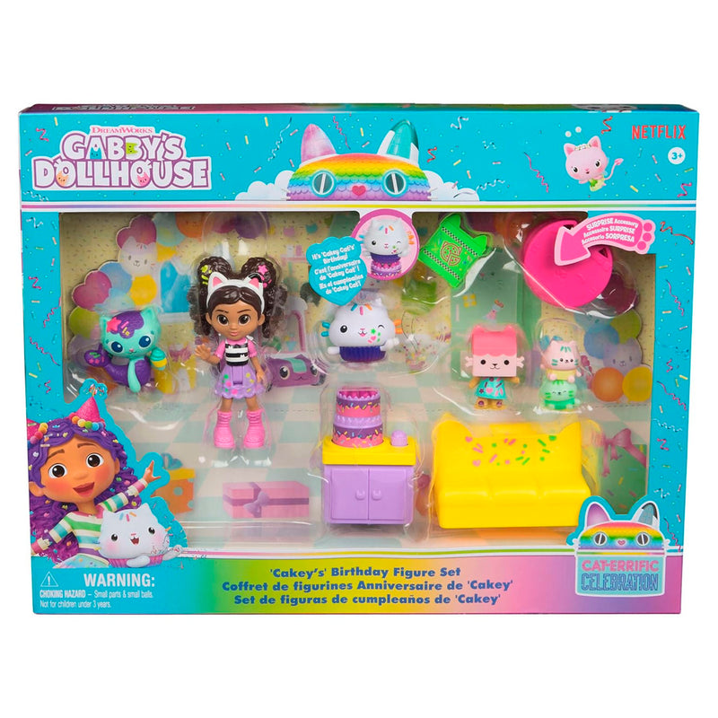 Figür Set Gabby S Dollhouse Cakey-In Doğum Günü