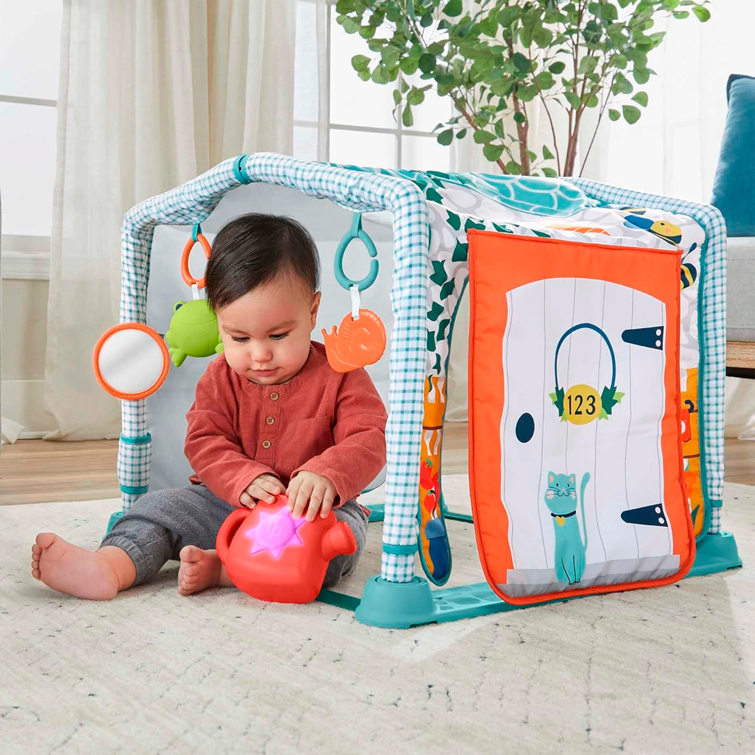 Fisher-Price 3ü 1 Arada Sevimli Kulübe Jimnastik Merkezi HJK45