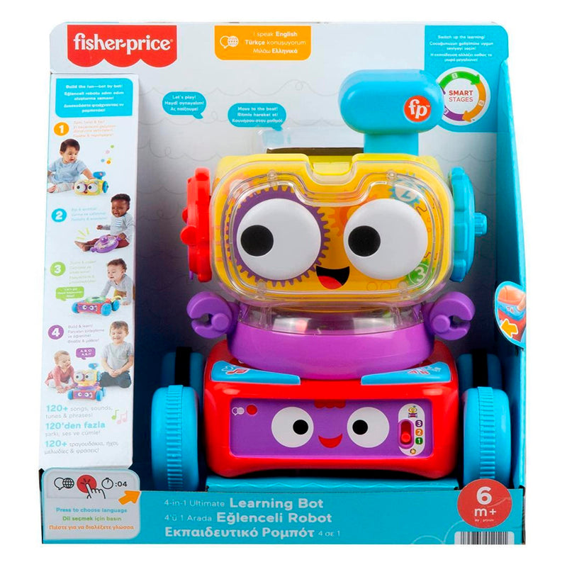 Fisher Price 4'ü 1 Arada Eğlenceli Robot HCK43