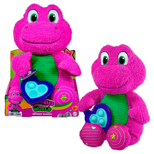 Fisher Price Barney Duyusal Peluş 32 cm HYG89