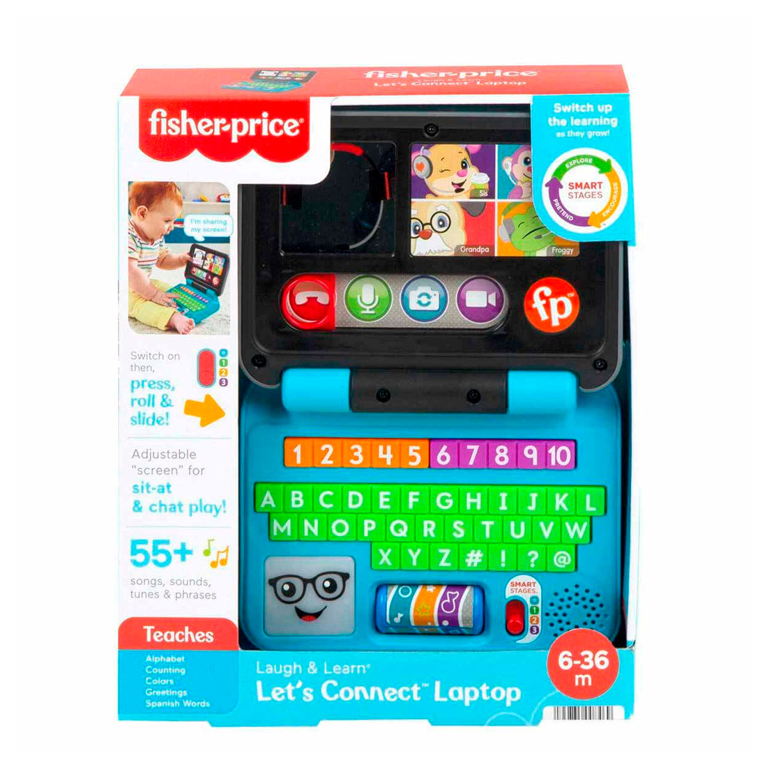 Fisher-Price Eğlen Ve Öğren İlk Bilgisayarım HHH08