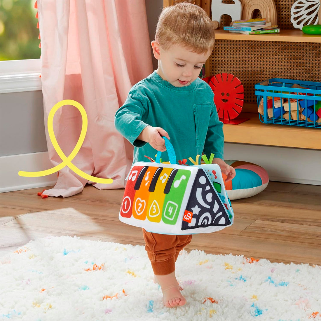 Fisher Price Işıklı Ve Müzikli Yumuşak Piyano HND54