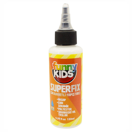 Funny Kids 130 ml Superfix Yapıştırıcı - Çocuk, Okul ve Sanatsal El İşi Tutkalı