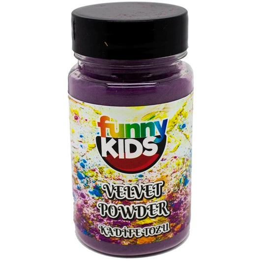 Funny Kids Mor 90 Cc Kadife Tozu - Hobi Malzemesi, El Sanatları ve Dekorasyon İçin