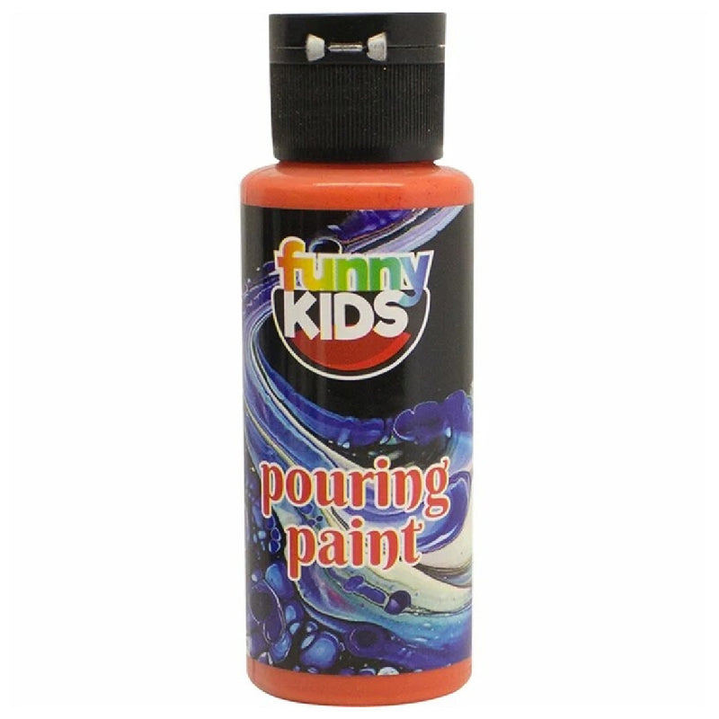Funny Kids Turuncu 70 Cc Akışkan Akrilik Boya - Hobi ve Sanat Malzemesi