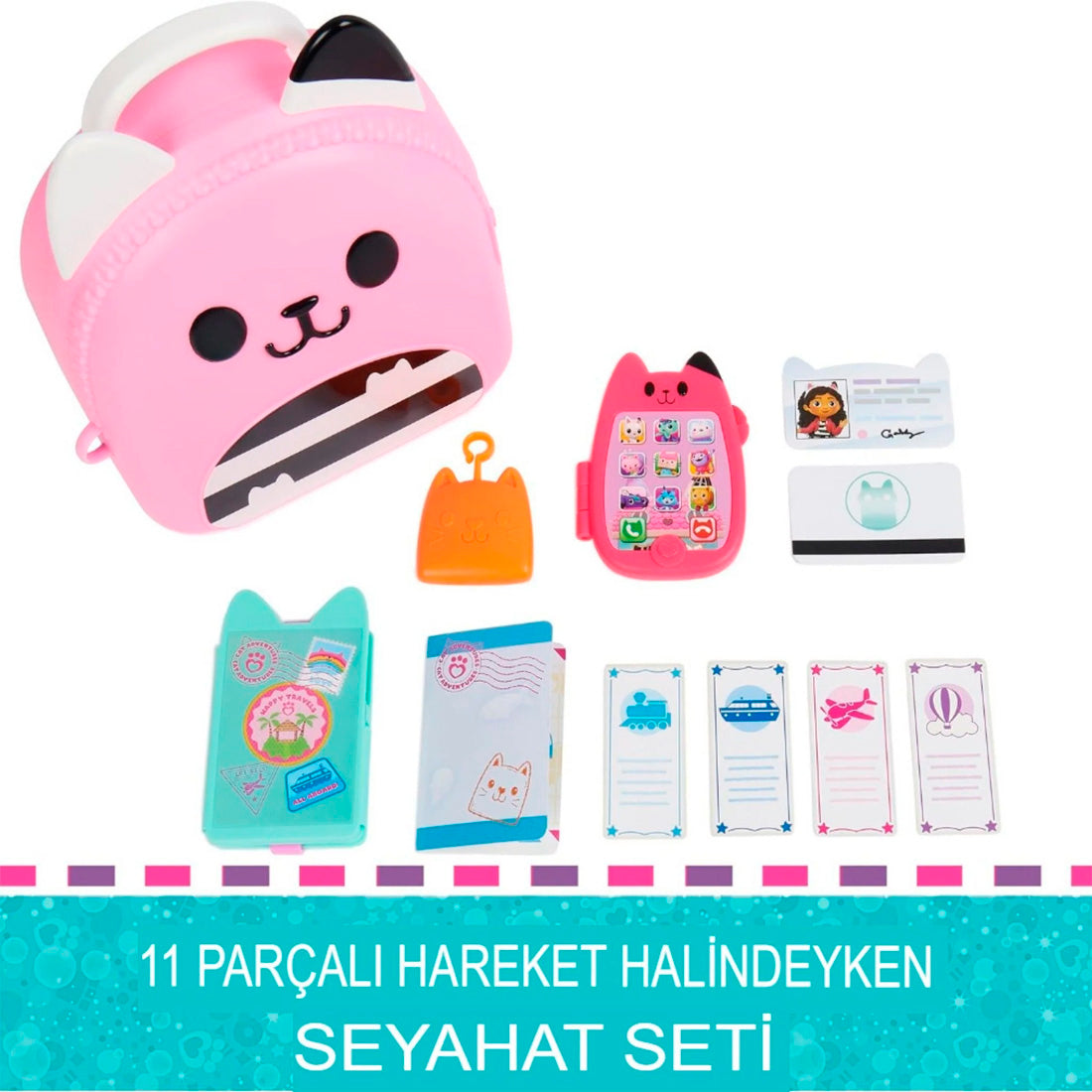 Gabby's Dollhouse Seyahat Çanta Seti 6067213