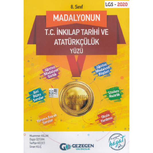 Gezegen Yayınları 8. Sınıf T.C. İnkılap Tarihi ve Atatürkçülük Madalyonun Yüzü