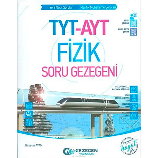 Gezegen Yayınları TYT AYT Fizik Yeni Nesil Soru Gezegeni