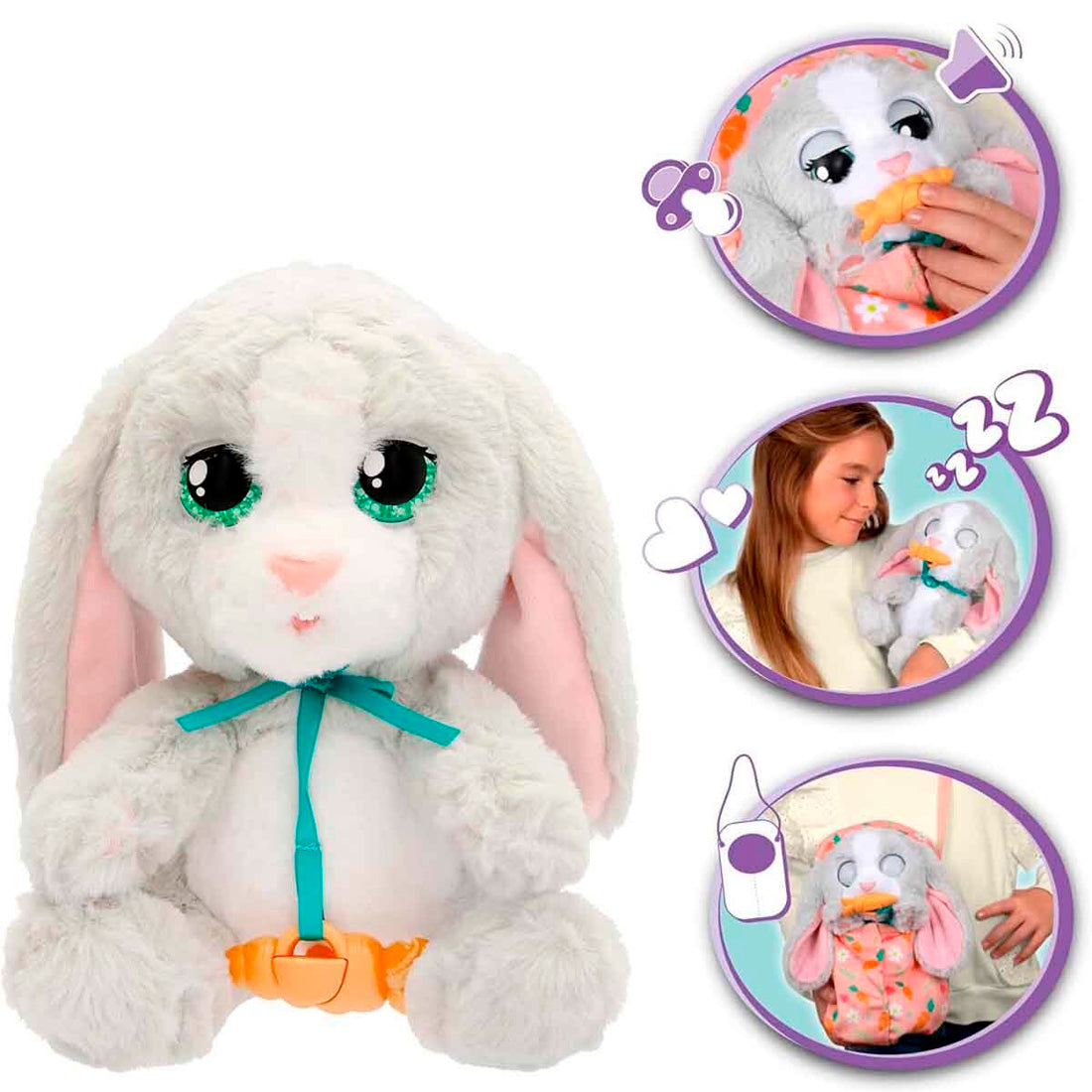 Giochi Baby Paws Sesli Tavsan 20Cmpelus W2-927124 Gio-Baw02000