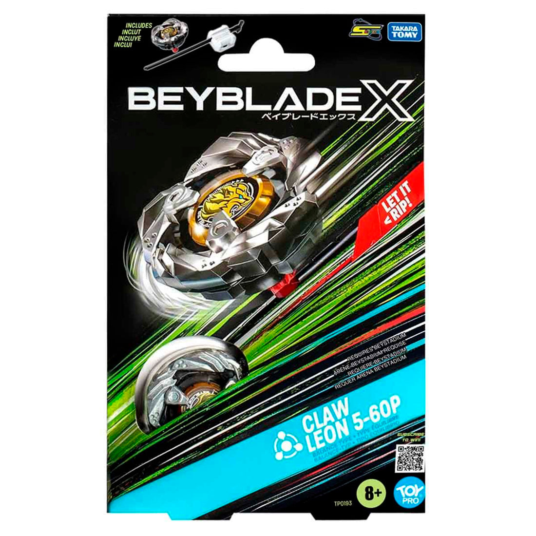 Giochi Beyblade 1Li Set Claw Leon 5-60 P-Tp0193 Gio-Bey03000