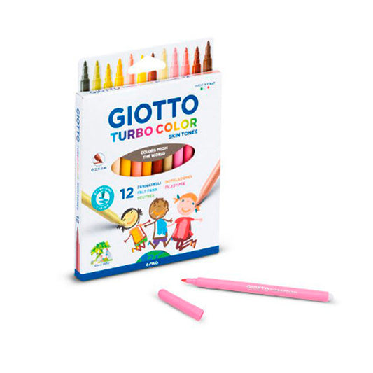 Giotto 12'li Turbo Skin Tones Boya Kalemi 526900
