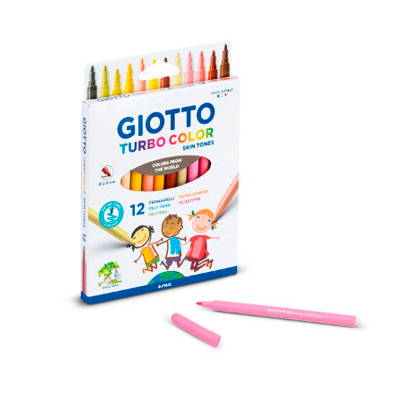 Giotto 12'li Turbo Skin Tones Boya Kalemi 526900