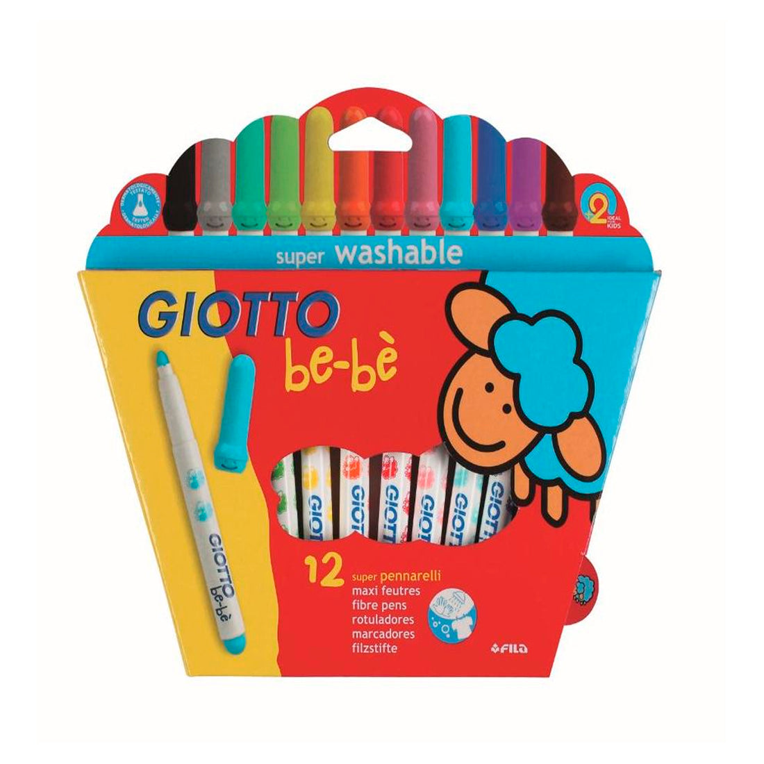 Giotto Be-Be Süper Fibre 12'li Boya Kalemi 466700