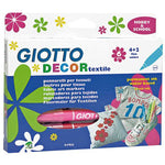 Giotto Decor Tekstil Boya Kalemi 6 Renk 494800