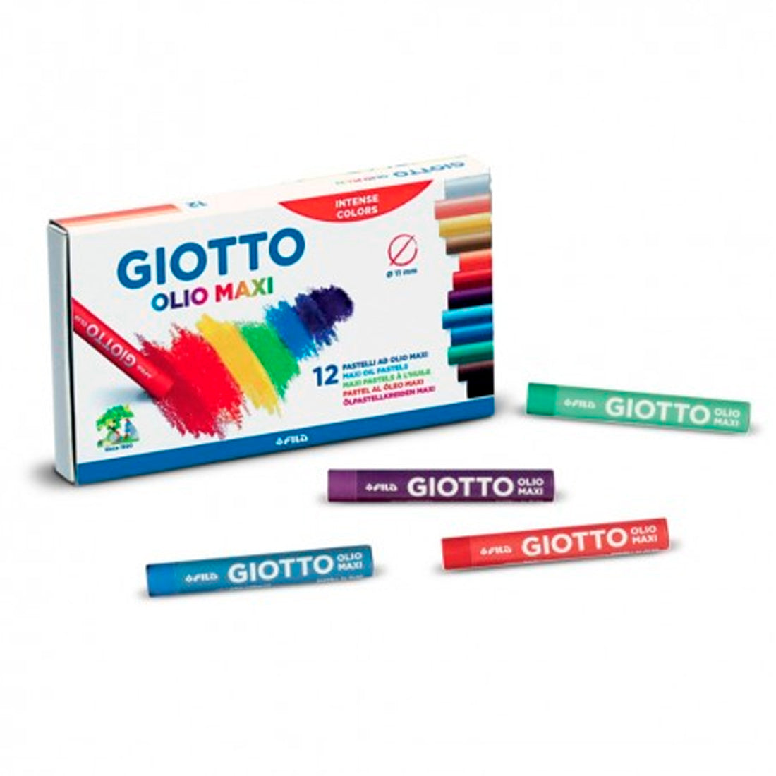 Giotto Olio 12'li Yağlı Pastel Silindir Boya 293000