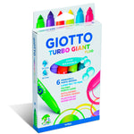 Giotto Turbo Giant 6'lı Keçeli Kalem 433000