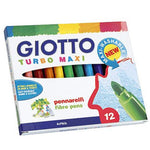Giotto Turbo Maxi 12'li Keçeli Kalem 454000