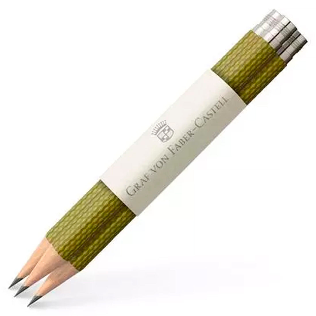 Graf Von Faber Castell 3'lü Zeytin Yeşili Kalem Yedeği - Yumuşak Yazım ve Ofis İçin