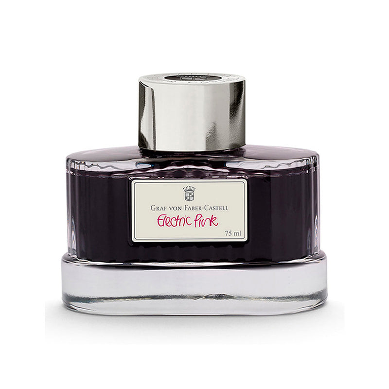 Graf Von Faber Castell Pembe Mürekkep - Dolma Kalem, Kaligrafi ve Yazım İçin Şişe Mürekkep