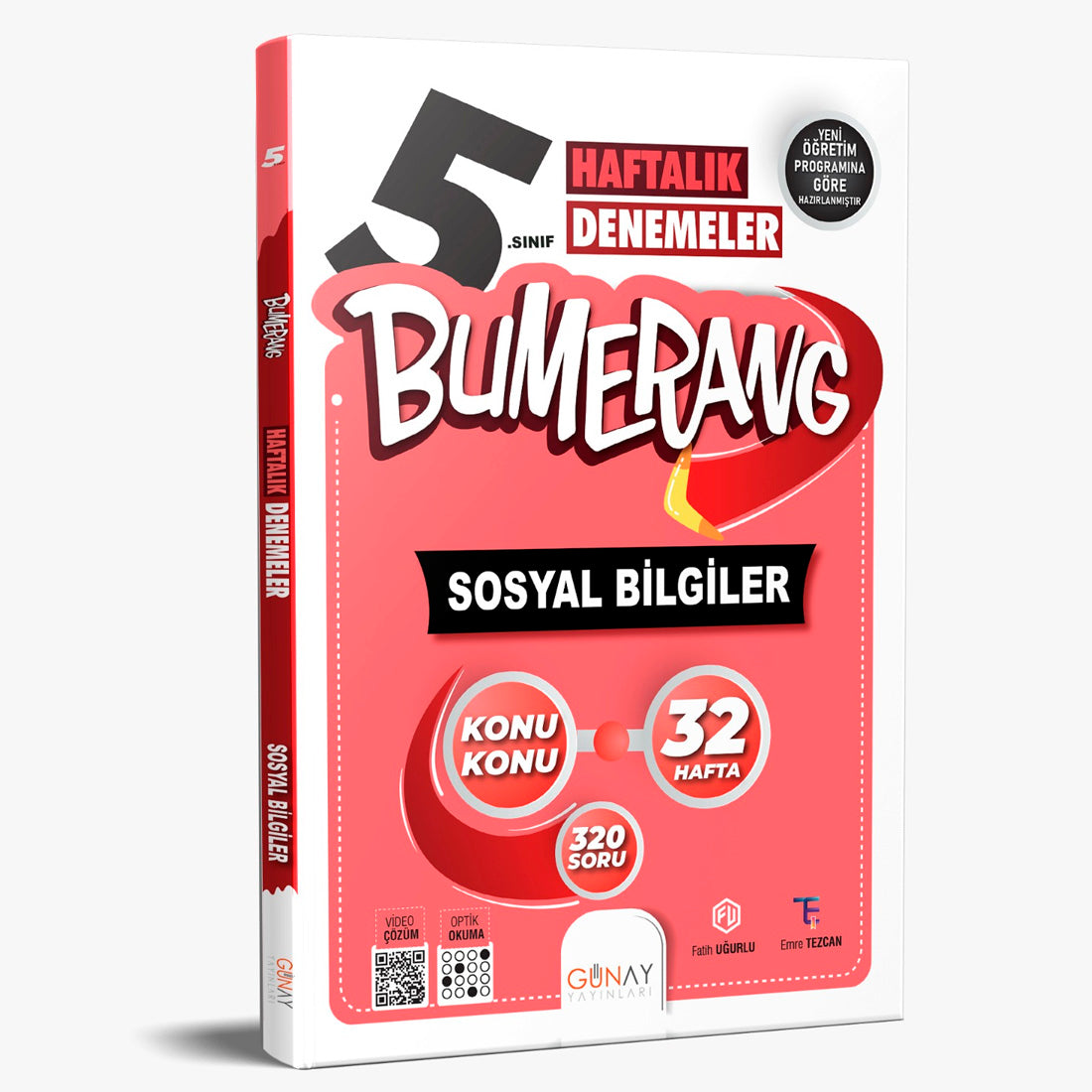 Günay Yayınları 5. Sınıf Bumerang Sosyal Bilgiler Etkinlikli Akıllı Defter Kitap