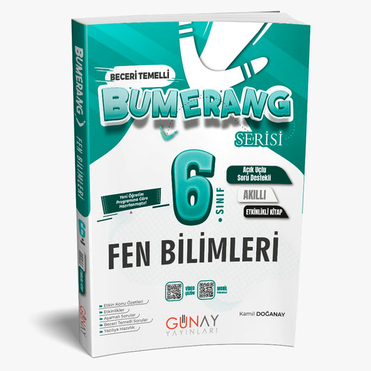 Günay Yayınları 6. Sınıf Bumerang Etkinlikli Fen Bilimleri