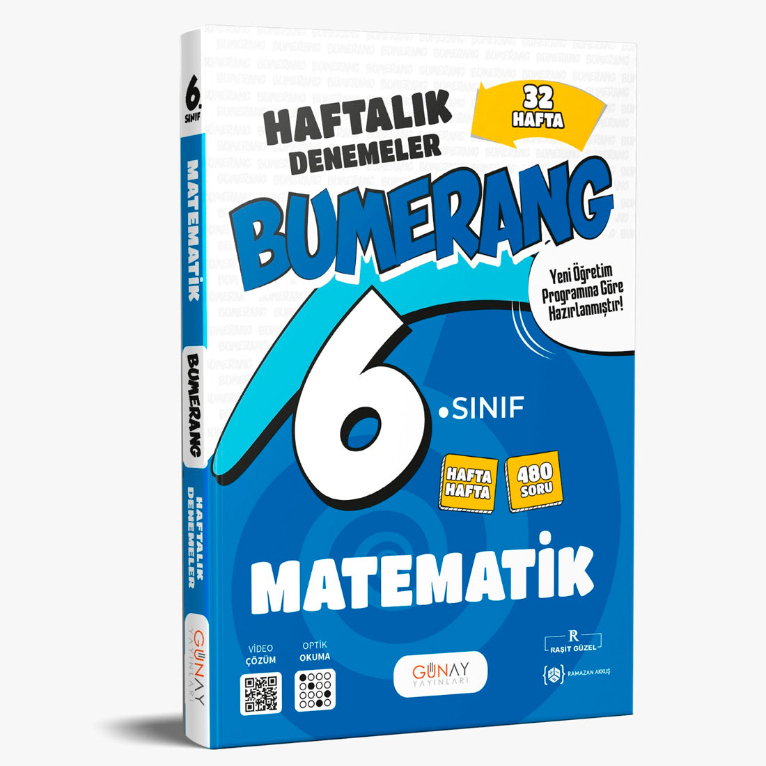 Günay Yayınları 6. Sınıf Matematik Bumerang 32 Haftalık Denemeleri