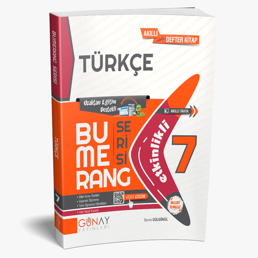 Günay Yayınları 7.Sınıf Bumerang Etkinlikli Türkçe