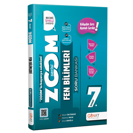 Günay Yayınları 7. Sınıf Fen Bilimleri Zoom Serisi Soru Bankası 2020-2021