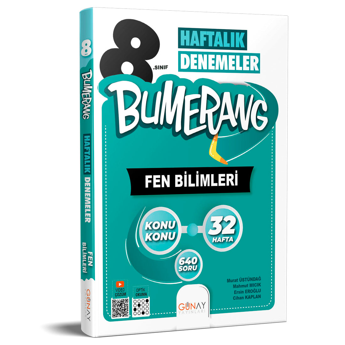 Günay Yayınları 8.Sınıf Fen Bilimleri Bumerang  Haftalık Deneme