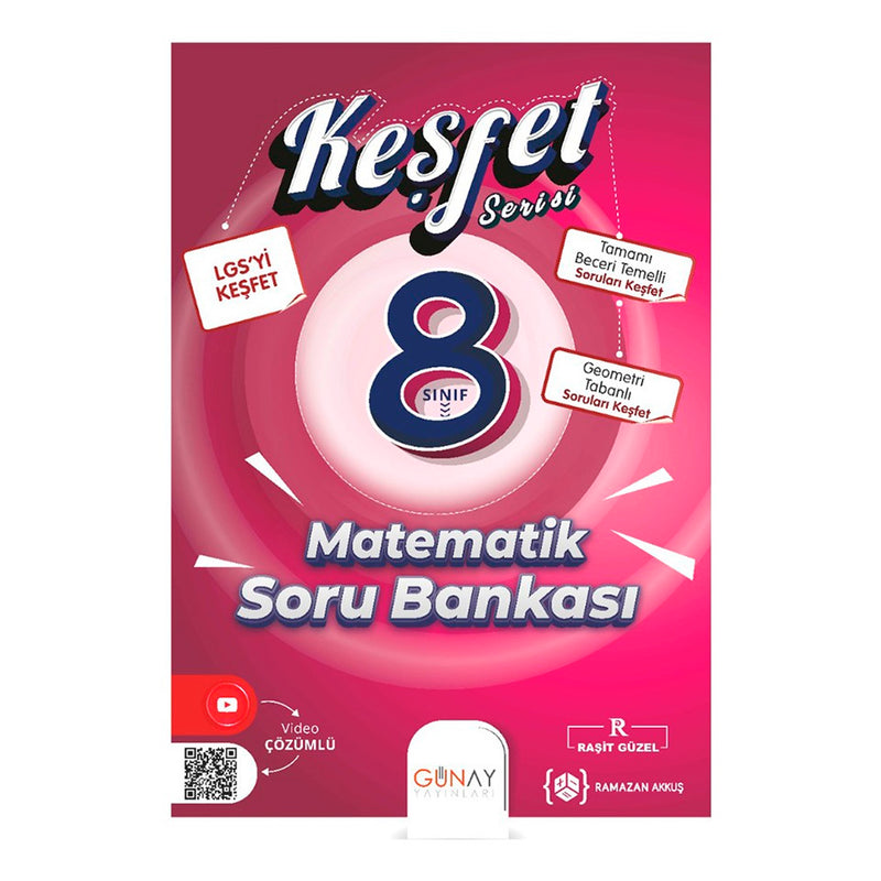 Günay Yayınları 8.Sınıf Matematik Keşfet Serisi Soru Bankası