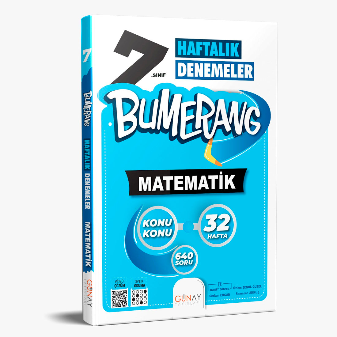 Günay Yayınları Bumerang 7. Sınıf Matematik Haftalık Denemeler