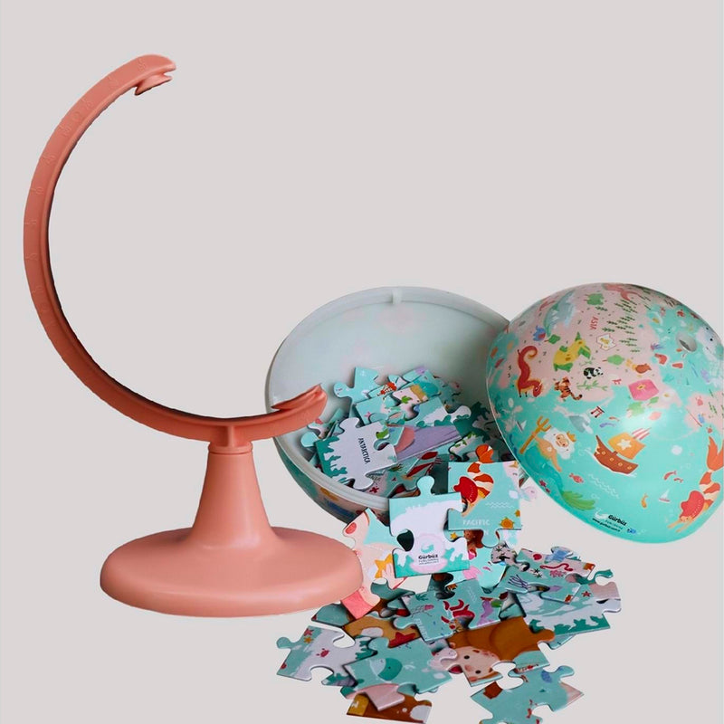 Gürbüz Mermaid Journey 15 Cm. + 54 Parça Puzzle Küre 48156