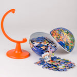 Gürbüz My World Globe Hayvanlı Çocuk Yerküre Puzzle 100 Parça 15 Cm