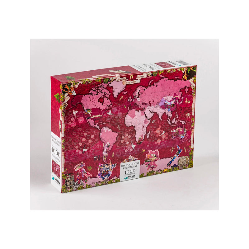 Gürbüz Wine Map Yetişkin Puzzle 1000 Parça