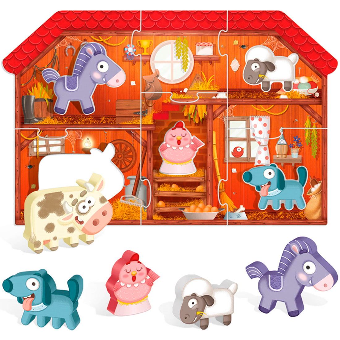 Headu Montessori Benim İlk Yapbozum Çiftlik Çocuk Yapbozu