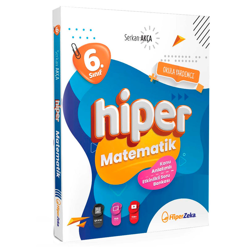 Hiper Zeka Yayınları 6. Sınıf Hiper Matematik Konu Anlatımlı & Etkinlikli Soru Bankası 2023-2024