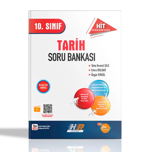 Hız ve Renk Yayınları 10. Sınıf Tarih HİT Soru Bankası