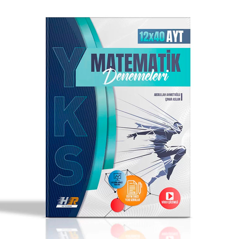 Hız ve Renk Yayınları AYT 12x40 Matematik Denemeleri