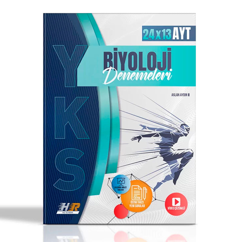 Hız ve Renk Yayınları AYT Biyoloji 24x13 Denemeleri