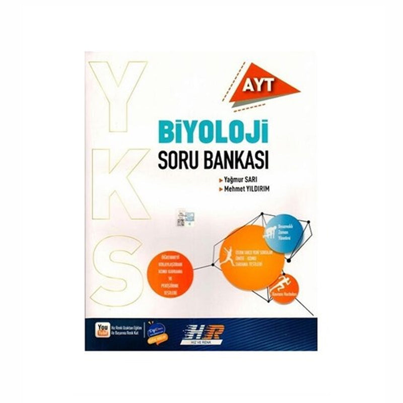 Hız ve Renk Yayınları AYT  Biyoloji Soru Bankası