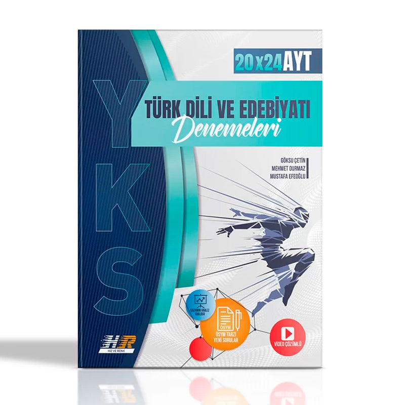 Hız ve Renk Yayınları AYT Türk Dili ve Edebiyatı 20x24 Denemeleri