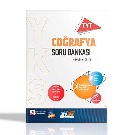 Hız ve Renk Yayınları TYT Coğrafya Soru Bankası-2022