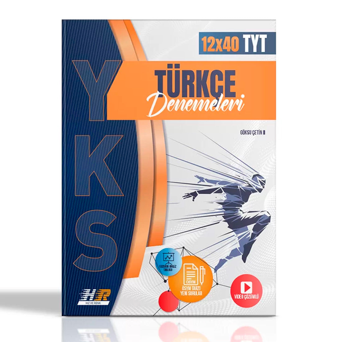 Hız ve Renk Yayınları TYT Türkçe 12x40 Denemeleri