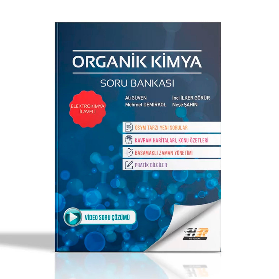 Hız Ve Renk Yayınları YKS AYT Organik Kimya Soru Bankası