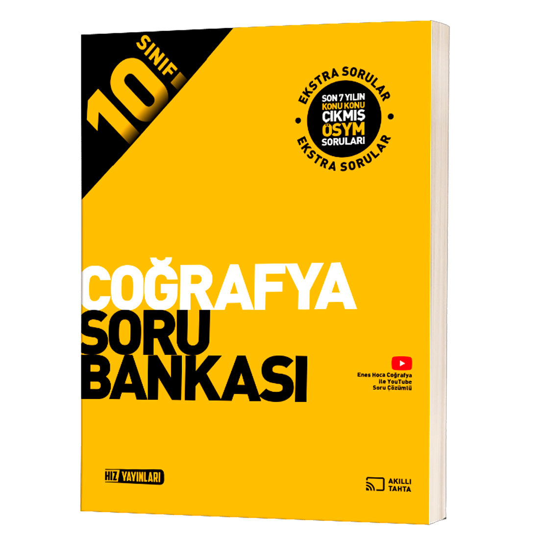 Hız Yayınları 10. Sınıf Lise 2 Coğrafya Soru Bankası Test Kitabı