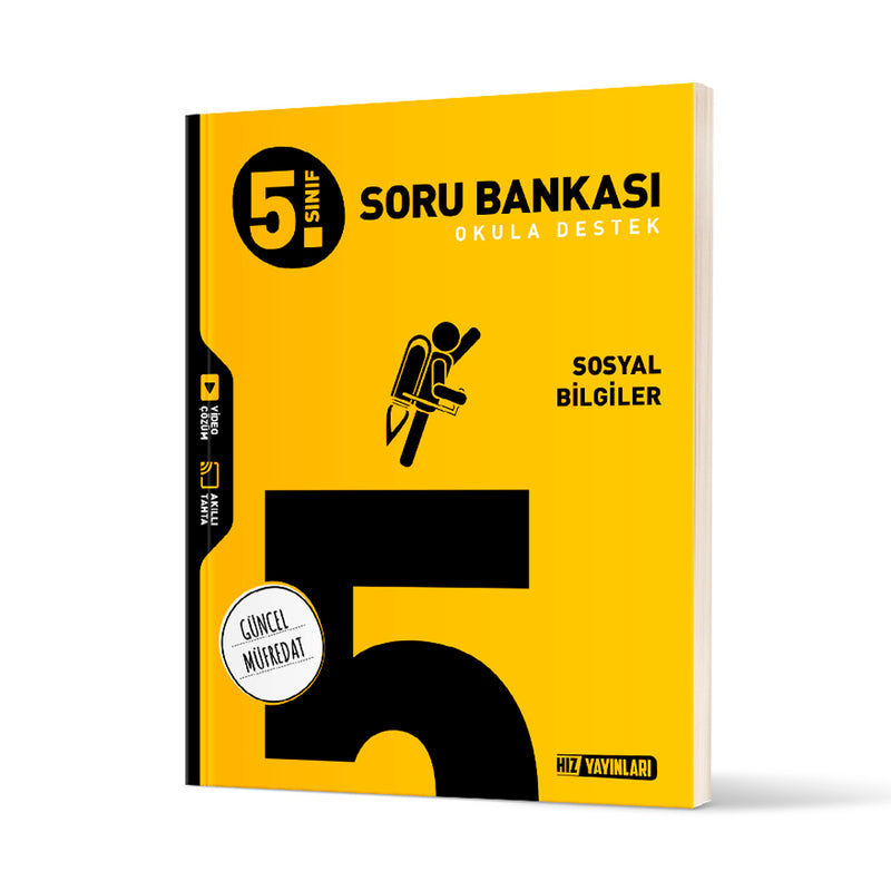 Hız Yayınları Ortaokul 5. Sınıf Sosyal Bilgiler Soru Bankası Test Kitabı