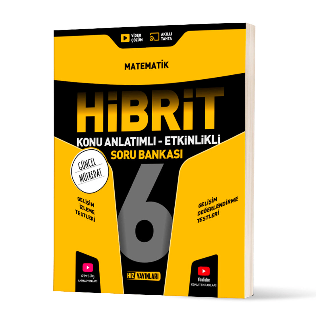 Hız Yayınları 6. Sınıf Matematik Hibrit Soru Bankası
