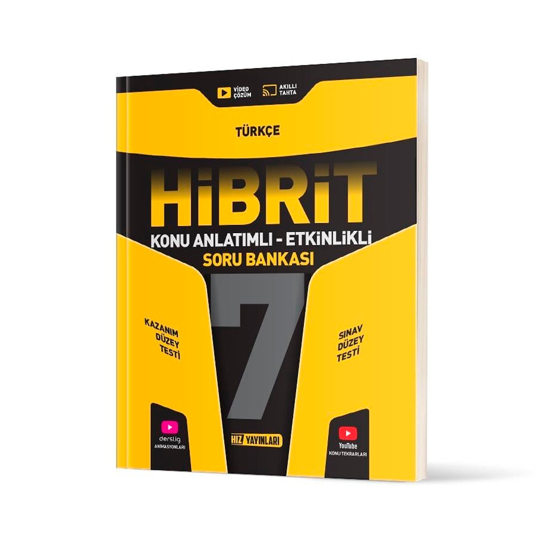 Hız Yayınları 7. Sınıf Hibrit Türkçe Soru Bankası