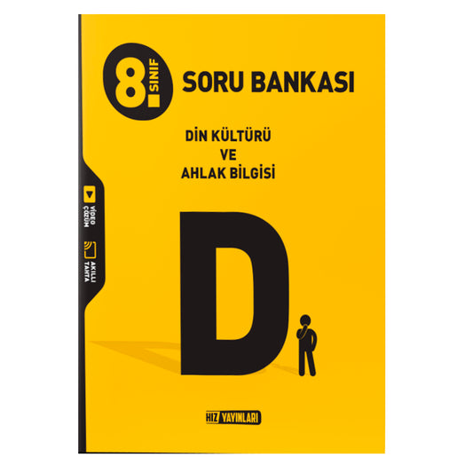 Hız Yayınları 8. Sınıf Din Kültürü ve Ahlak Bilgisi Soru Bankası